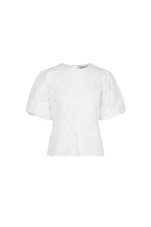 Elvira Casuals Dames blouse km kort Elvira Casuals E2 24-015 015 off white