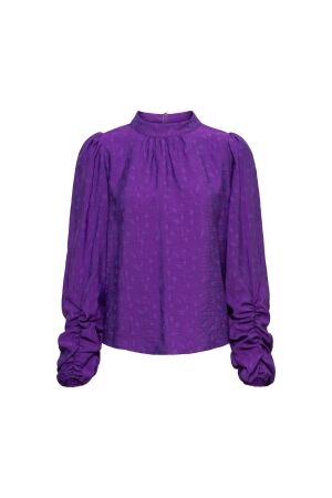 &co Dames blouse lm kort &co BL275 36100 PU-Purple