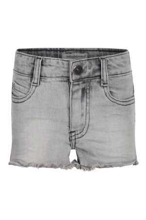 Koko Noko Meisjes broek kort denim Koko Noko R50983-37 grey jeans