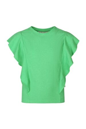 D Zine Meisjes shirt km ronde hals kort D Zine Lau Z80257 15-6340 irish green