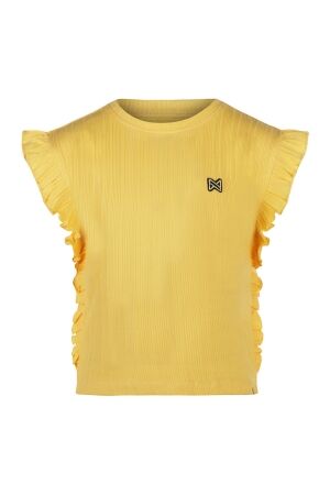 Koko Noko Meisjes shirt km ronde hals kort Koko Noko R50934-37 Yellow