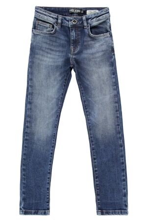 Cars jeans Jongens broek strak denim Cars jeans 39928 dark used 03