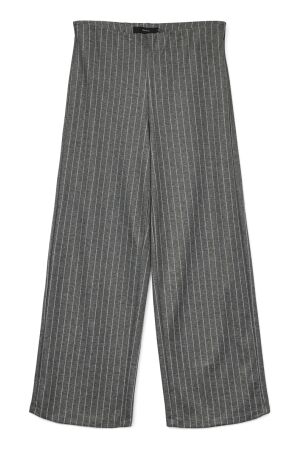 Vero Moda Dames broek wijd Vero Moda 10322357 MEDIUM GREY MELANGE