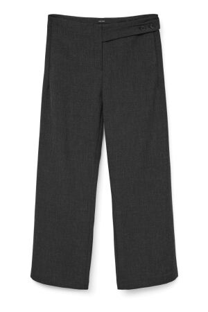 Vero Moda Dames broek wijd Vero Moda 10333960 dark grey melange