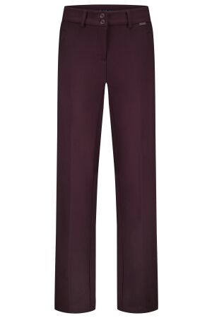 Red Button Dames broek wijd Red Button SRB4664 Aubergine