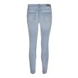 Vero Moda  Dames broek strak denim Direct leverbaar uit de webshop van www.lots-of-fashion.nl/