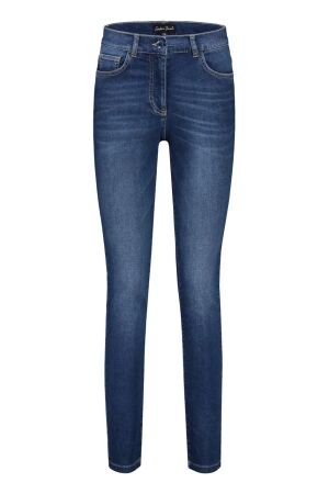 Gafair Dames broek strak denim Gafair serva dark stone