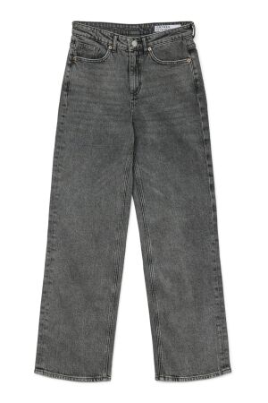 Vero Moda Dames broek wijd denim Vero Moda 10287304 medium grey denim.