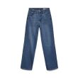 Vero Moda  Dames broek wijd denim Direct leverbaar uit de webshop van www.lots-of-fashion.nl/