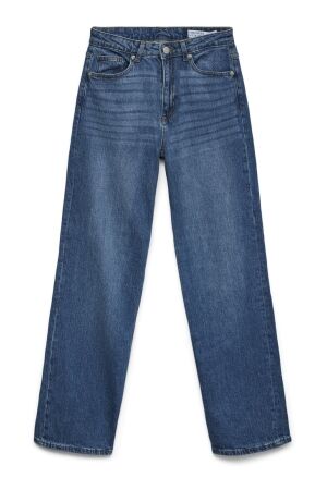Vero Moda Dames broek wijd denim Vero Moda 10308153 MEDIUM BLUE DENIM