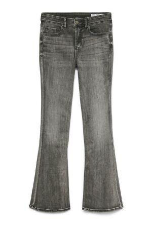 Vero Moda Dames broek wijd denim Vero Moda 10303196 medium grey denim 25