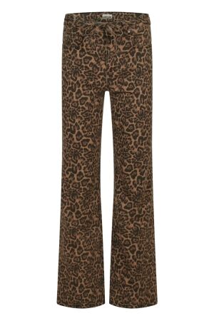 lizzi lou Dames broek pantalon strak lizzi lou Tylvie lds W10097 as broek Beau camel