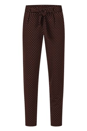 City Life Dames broek pantalon strak City Life 505942 W10377 19-1429 smoked paprika