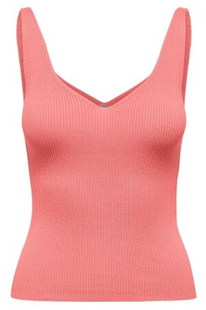 Jacqueline de Yong Dames top kort zm Jacqueline de Yong 15180497 shell pink