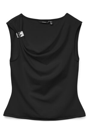 Vero Moda Dames top kort zm Vero Moda 10327500 Black