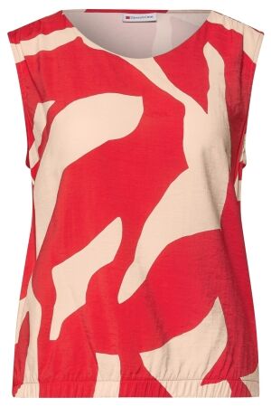 Street One Dames top kort zm Street One 323426 26278 glory red