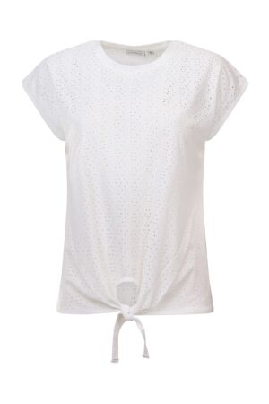 CL Essentials Dames shirt km ronde hals kort CL Essentials LT65518 Z70308 11-0602 off white