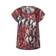 City Life polyester/viscose Dames shirt km ronde hals kort Direct leverbaar uit de webshop van www.lots-of-fashion.nl/