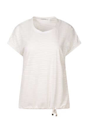 So Soire Dames shirt km ronde hals kort So Soire Frederica Z80670 off white