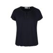 So Soire viscose/elasthan Dames shirt km ronde hals kort Direct leverbaar uit de webshop van www.lots-of-fashion.nl/