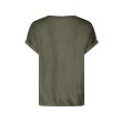 So Soire viscose/polyester Dames shirt km ronde hals kort Direct leverbaar uit de webshop van www.lots-of-fashion.nl/