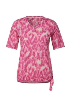 Cecil Dames shirt km ronde hals kort Cecil 321129 35597 pink sorbet