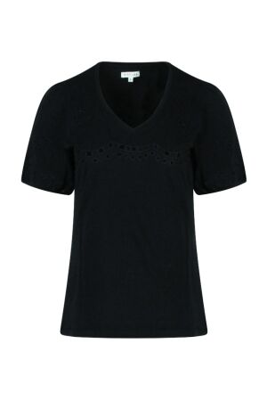 City Life Dames shirt km ronde hals kort City Life CX90849 Z90521 black