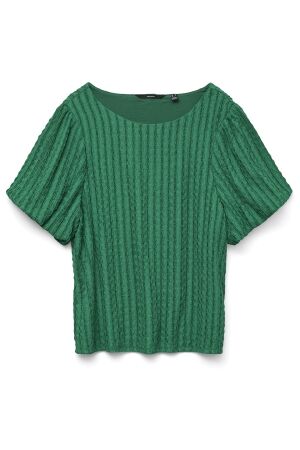 Vero Moda Dames shirt km ronde hals kort Vero Moda 10324675 BOSPHORUS