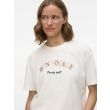 Vero Moda  Dames shirt km ronde hals kort Direct leverbaar uit de webshop van www.lots-of-fashion.nl/