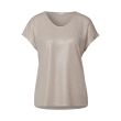 Street One  Dames shirt km ronde hals kort Direct leverbaar uit de webshop van www.lots-of-fashion.nl/