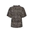 City Life polyester/elasthan Dames shirt km ronde hals kort Direct leverbaar uit de webshop van www.lots-of-fashion.nl/