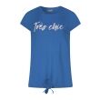 City Life viscose/elasthan Dames shirt km ronde hals kort Direct leverbaar uit de webshop van www.lots-of-fashion.nl/