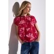 Street One  Dames shirt km ronde hals kort Direct leverbaar uit de webshop van www.lots-of-fashion.nl/