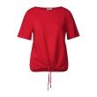 Street One  Dames shirt km ronde hals kort Direct leverbaar uit de webshop van www.lots-of-fashion.nl/