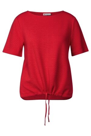 Street One Dames shirt km ronde hals kort Street One 323331 16278 glory red