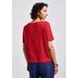 Street One  Dames shirt km ronde hals kort Direct leverbaar uit de webshop van www.lots-of-fashion.nl/