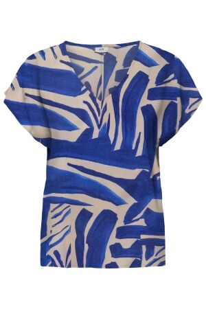 Jacqueline de Yong Dames shirt km ronde hals kort Jacqueline de Yong 15198141 Novelle Peach