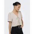 Jacqueline de Yong  Dames shirt km ronde hals kort Direct leverbaar uit de webshop van www.lots-of-fashion.nl/