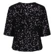 City Life polyester Dames shirt km ronde hals kort Direct leverbaar uit de webshop van www.lots-of-fashion.nl/