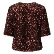 City Life polyester Dames shirt km ronde hals kort Direct leverbaar uit de webshop van www.lots-of-fashion.nl/
