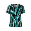 City Life viscose/elasthan Dames shirt km ronde hals kort Direct leverbaar uit de webshop van www.lots-of-fashion.nl/