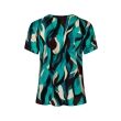 City Life viscose/elasthan Dames shirt km ronde hals kort Direct leverbaar uit de webshop van www.lots-of-fashion.nl/