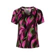 City Life viscose/elasthan Dames shirt km ronde hals kort Direct leverbaar uit de webshop van www.lots-of-fashion.nl/
