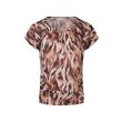 City Life polyester/viscose Dames shirt km ronde hals kort Direct leverbaar uit de webshop van www.lots-of-fashion.nl/