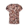 City Life polyester/viscose Dames shirt km ronde hals kort Direct leverbaar uit de webshop van www.lots-of-fashion.nl/