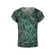 City Life polyester/viscose Dames shirt km ronde hals kort Direct leverbaar uit de webshop van www.lots-of-fashion.nl/