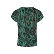 City Life polyester/viscose Dames shirt km ronde hals kort Direct leverbaar uit de webshop van www.lots-of-fashion.nl/
