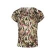 City Life polyester/viscose Dames shirt km ronde hals kort Direct leverbaar uit de webshop van www.lots-of-fashion.nl/