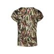 City Life polyester/viscose Dames shirt km ronde hals kort Direct leverbaar uit de webshop van www.lots-of-fashion.nl/
