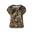 City Life polyester/viscose Dames shirt km ronde hals kort Direct leverbaar uit de webshop van www.lots-of-fashion.nl/